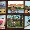 Acrylic place mats/wall hangings 12 x 16 - $35 each
SOLD