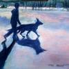 Boy and His Dog
9 x 12, unframed pastel, $120.00